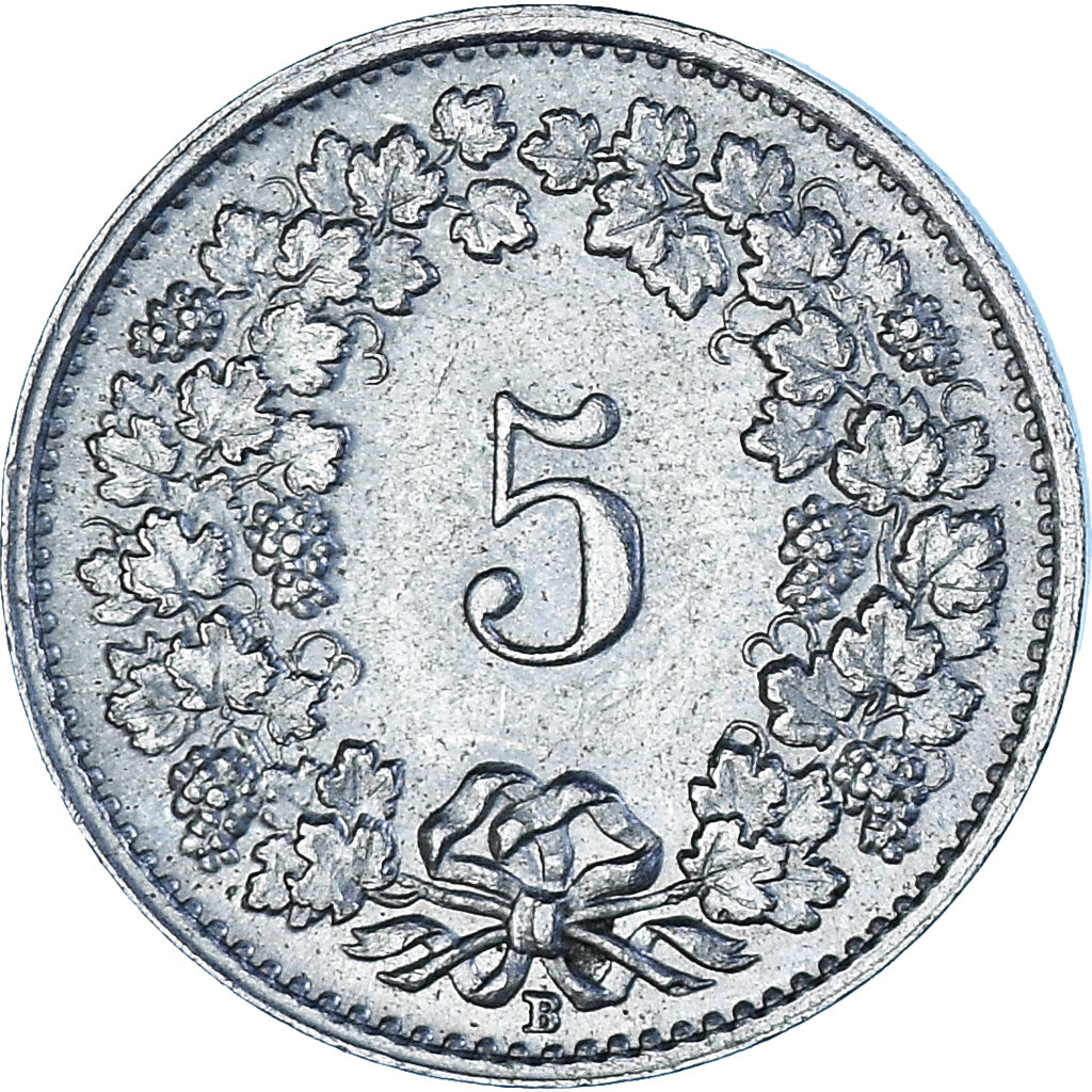 Coin, Switzerland, 5 Rappen, 1944