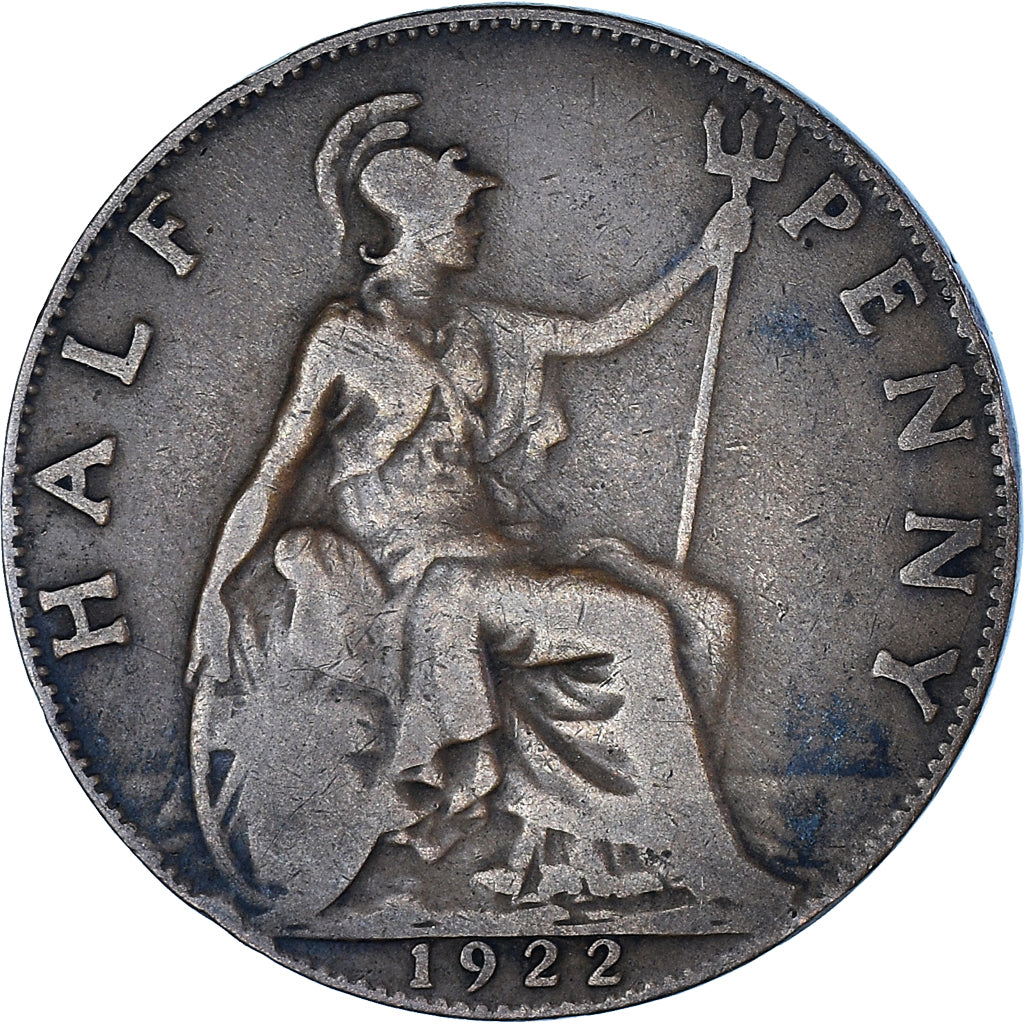 Moneta, Gran Bretagna, 1/2 Penny, 1922