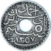 Moneda, Túnez, 5 Centimes, 1938