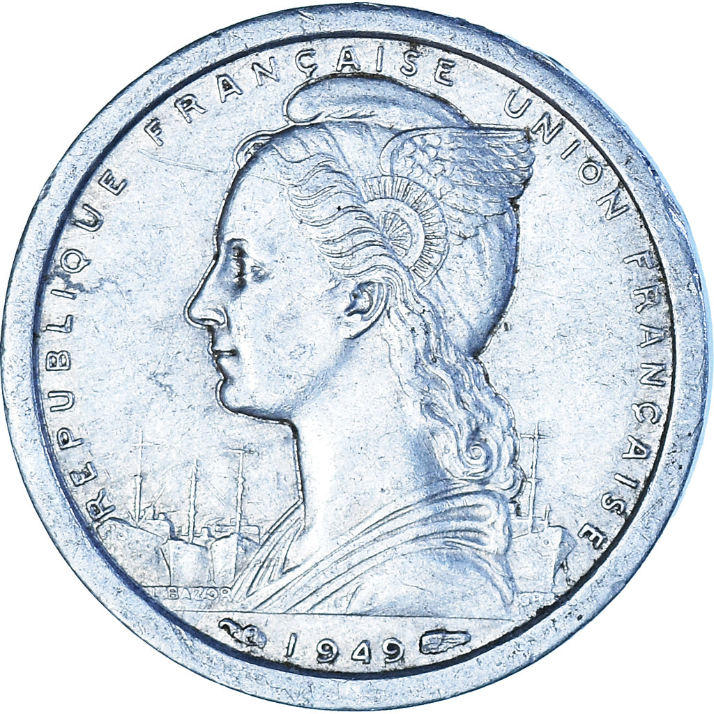 Coin, Somalia, Franc, 1949