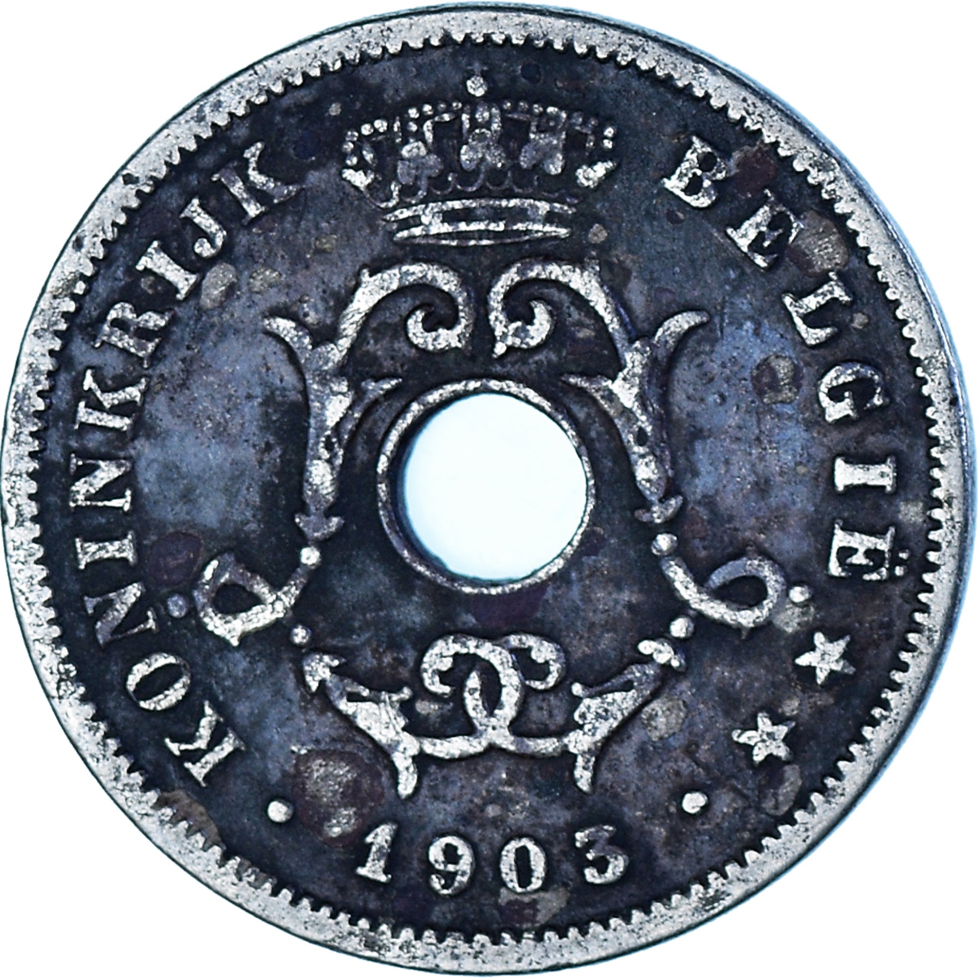 Coin, Belgium, 10 Centimes, 1903