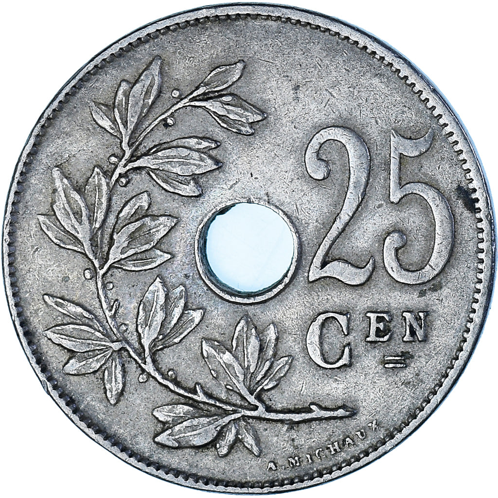 Coin, Belgium, 25 Centimes, 1926