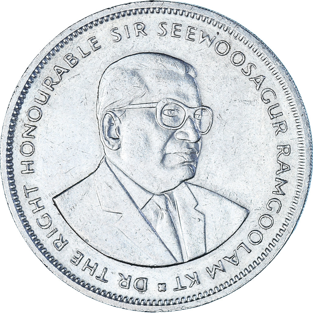 Coin, Mauritius, 5 Rupees, 1992