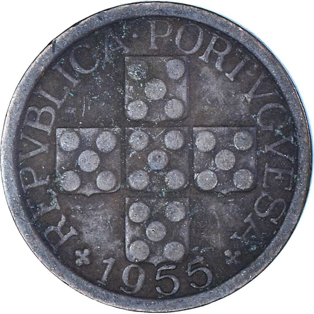 Munten, Portugal, 10 Centavos, 1955