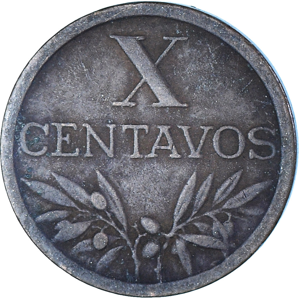 Munten, Portugal, 10 Centavos, 1955