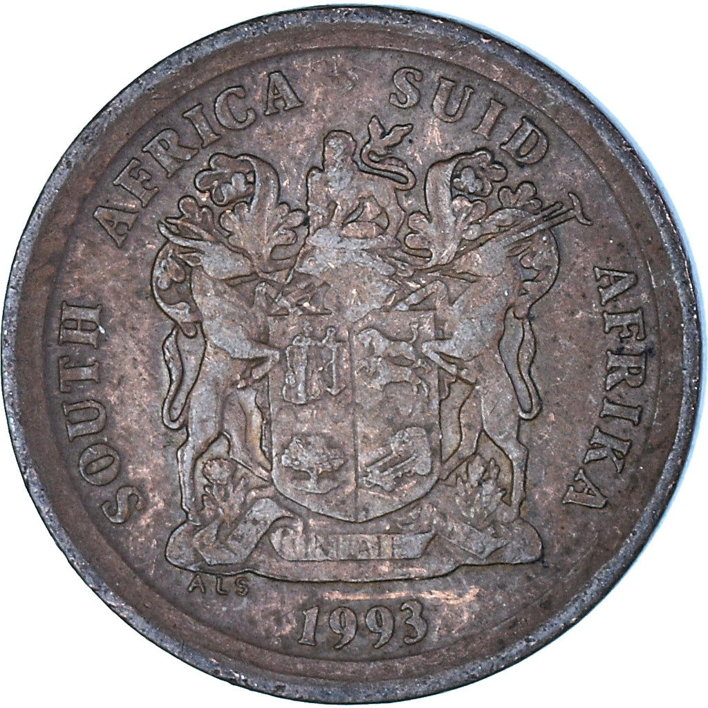 Münze, Südafrika, 5 Cents, 1993
