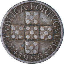 Coin, Portugal, 20 Centavos, 1955