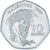 Coin, Mauritius, 10 Rupees, 1997