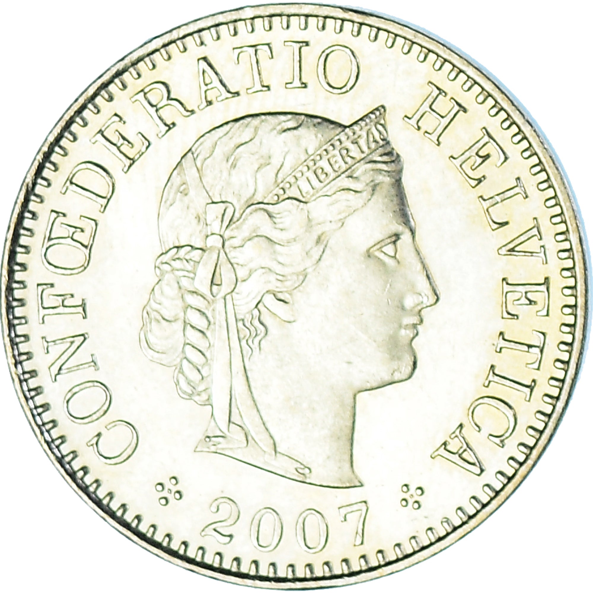 Coin, Switzerland, 5 Rappen, 2007
