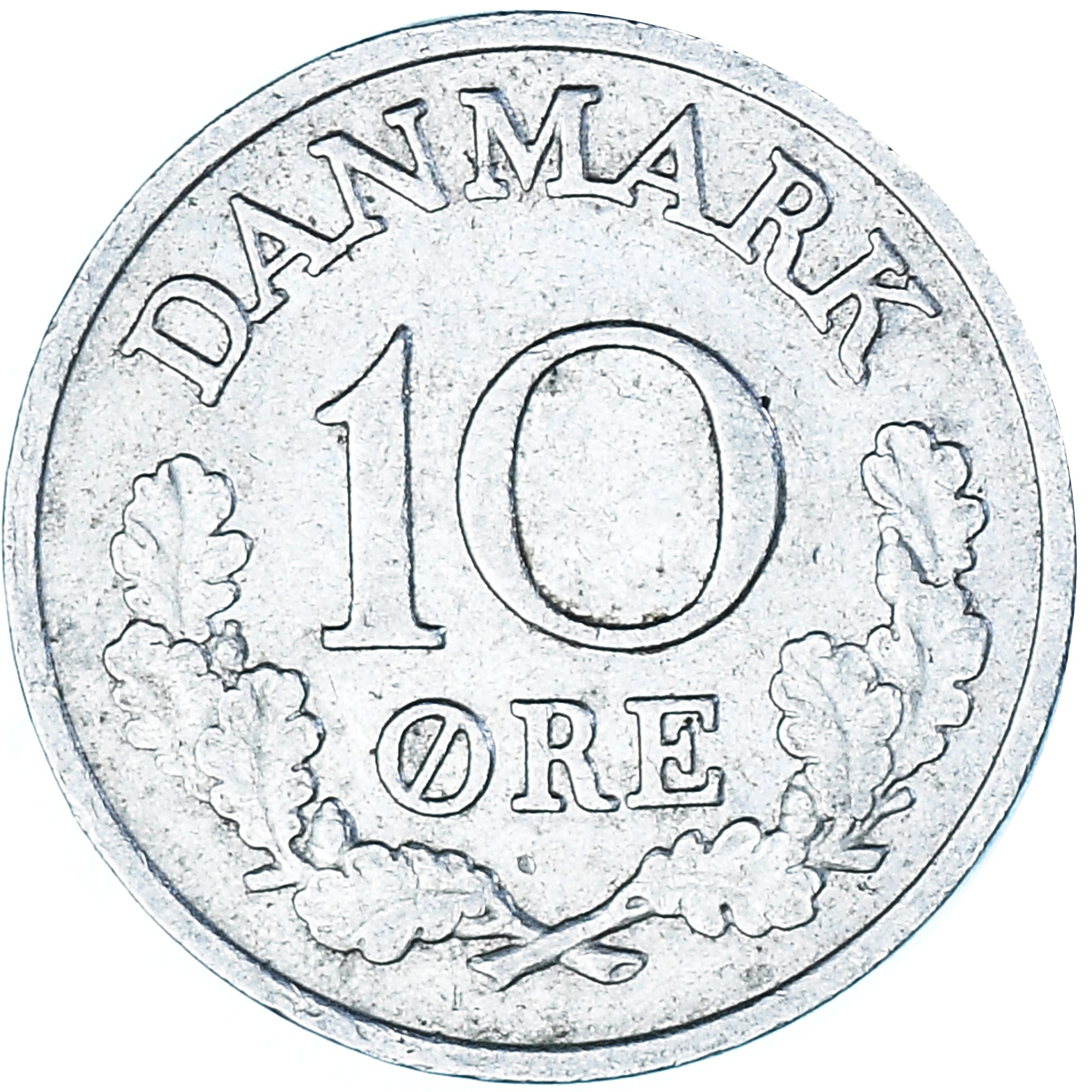 Moeda, Dinamarca, 10 Öre, 1961