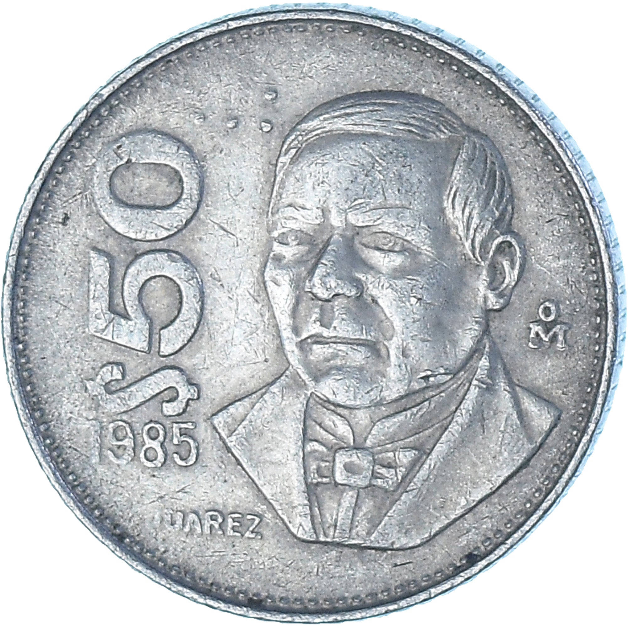 Coin, Mexico, 50 Pesos, 1985