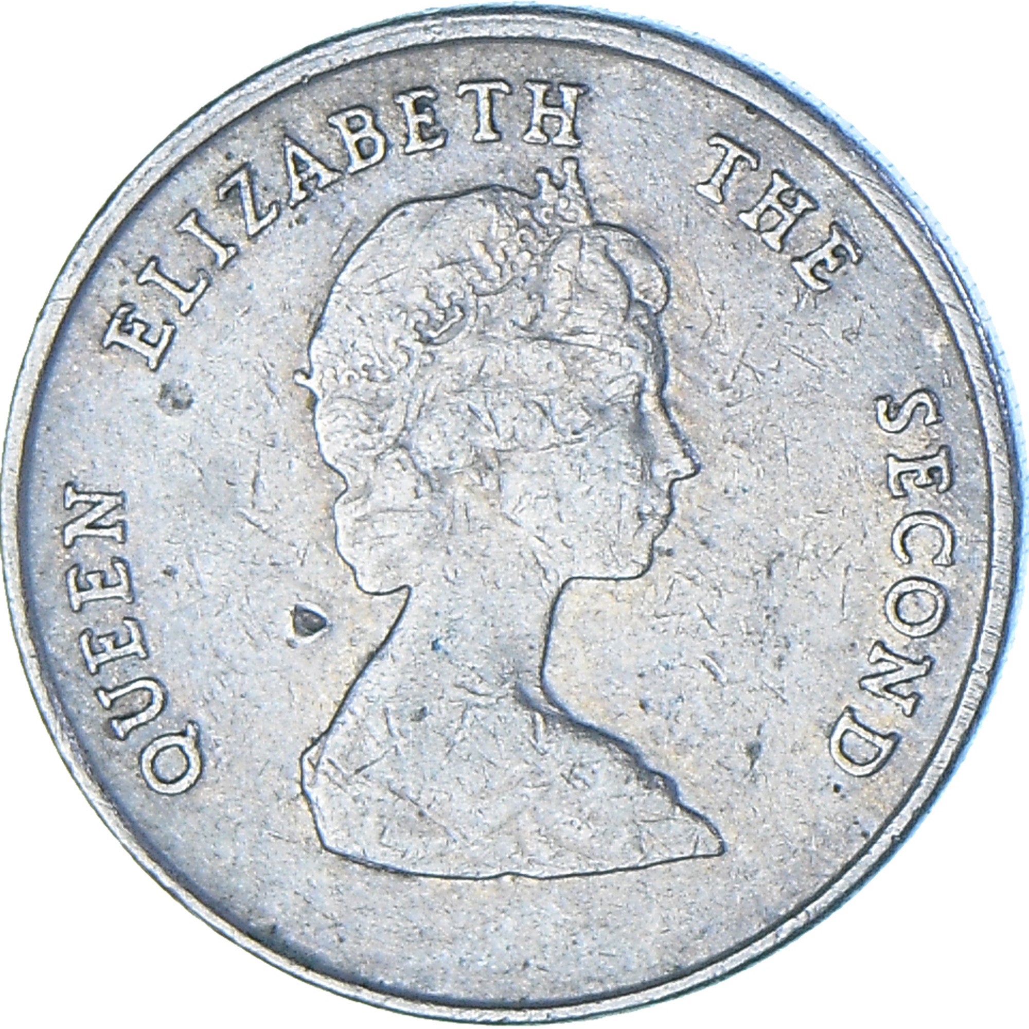 Coin, East Caribbean States, 25 Cents, 1994