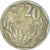 Moneda, Sudáfrica, 20 Cents, 1992
