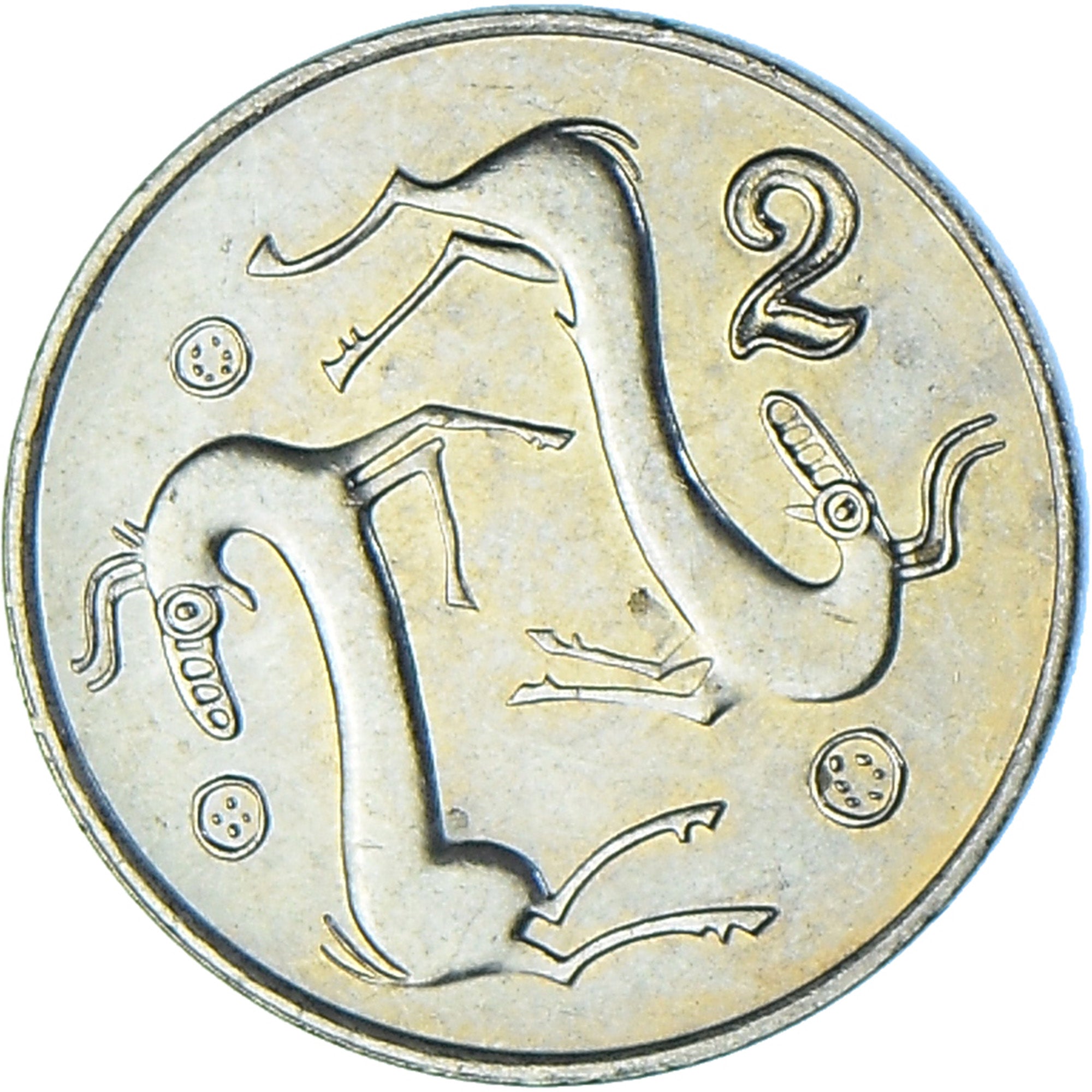 Moneta, Cipro, 2 Cents, 1994