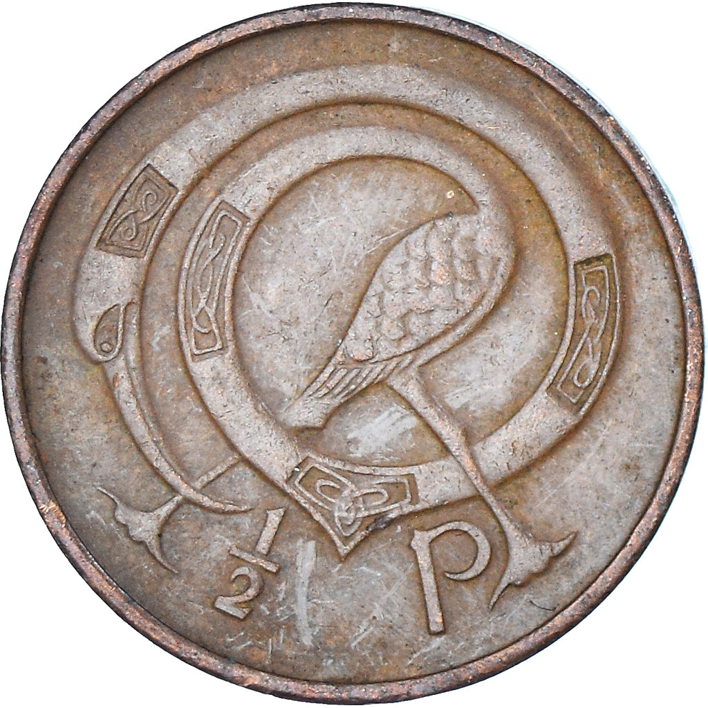 Moneda, Irlanda, 1/2 Penny, 1978