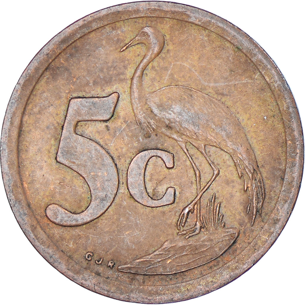 Moneta, Sudafrica, 5 Cents, 1992