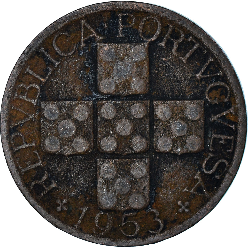 Munten, Portugal, 20 Centavos, 1953