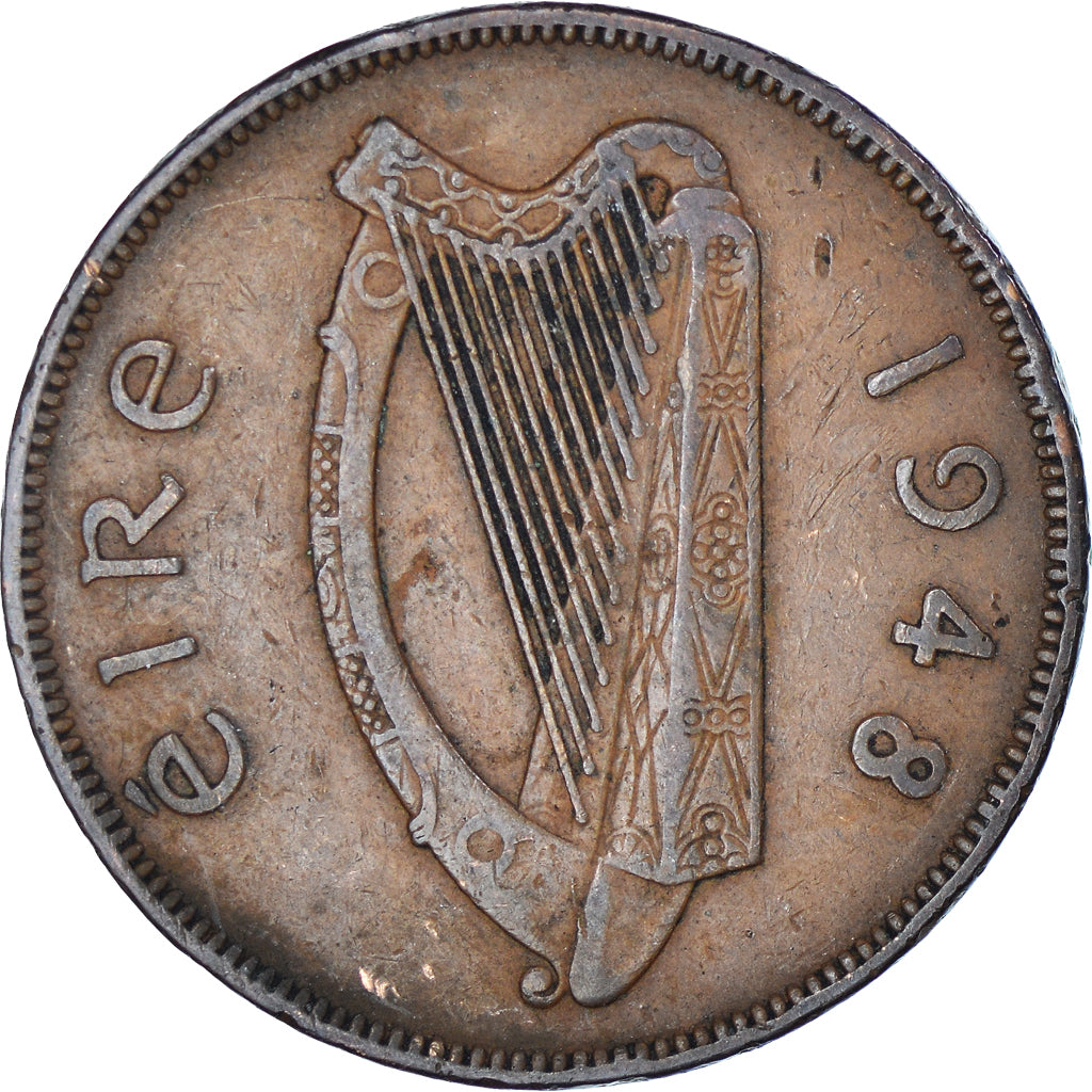 Moneda, Irlanda, Penny, 1948