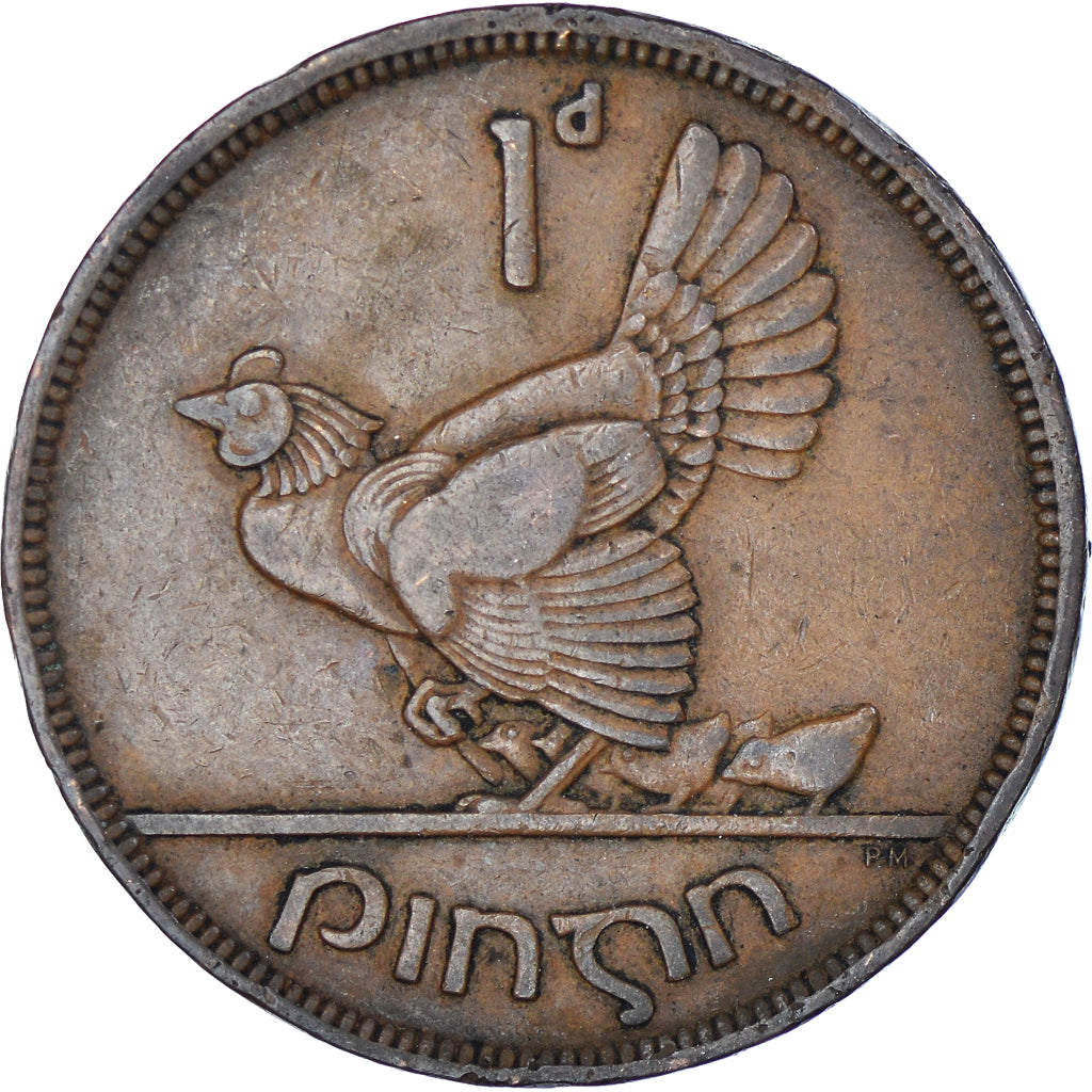 Moneda, Irlanda, Penny, 1948