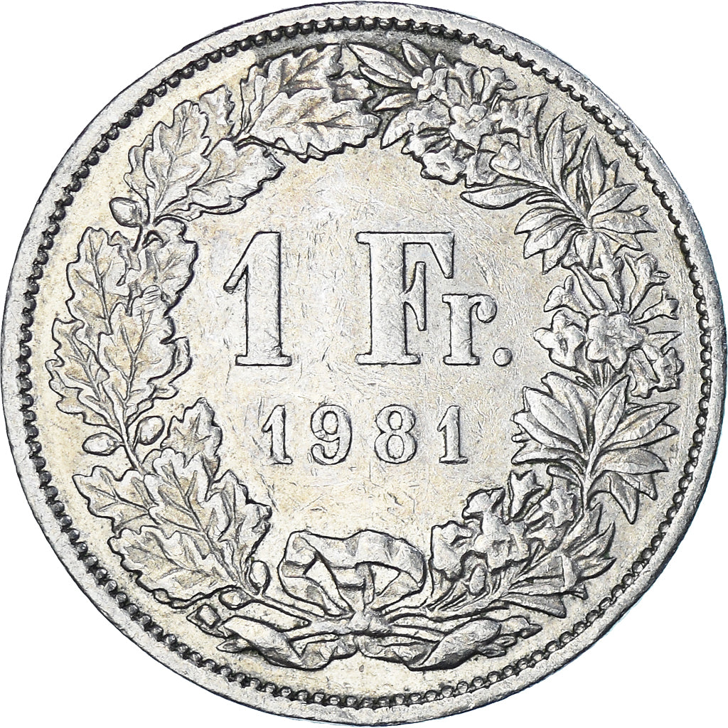 Münze, Schweiz, Franc, 1981