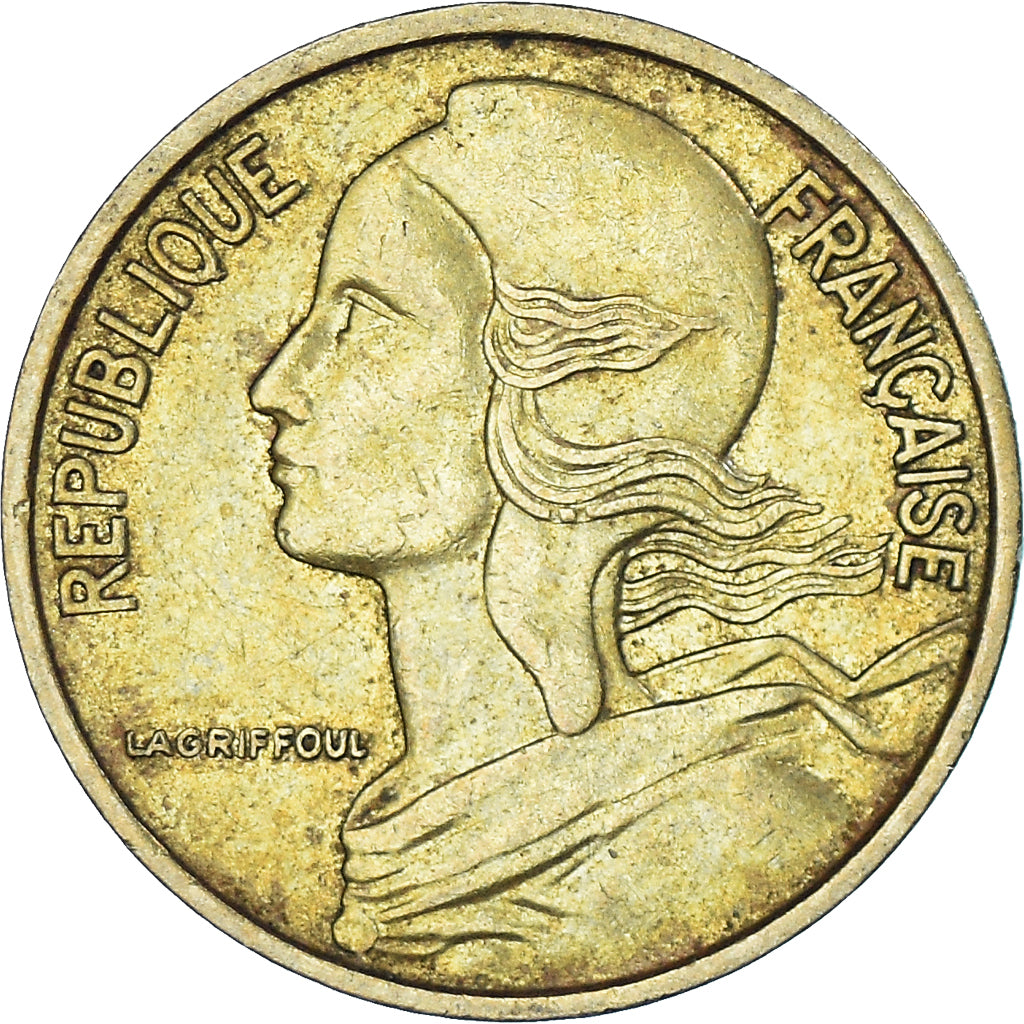 Moneda, Francia, 5 Centimes, 1966