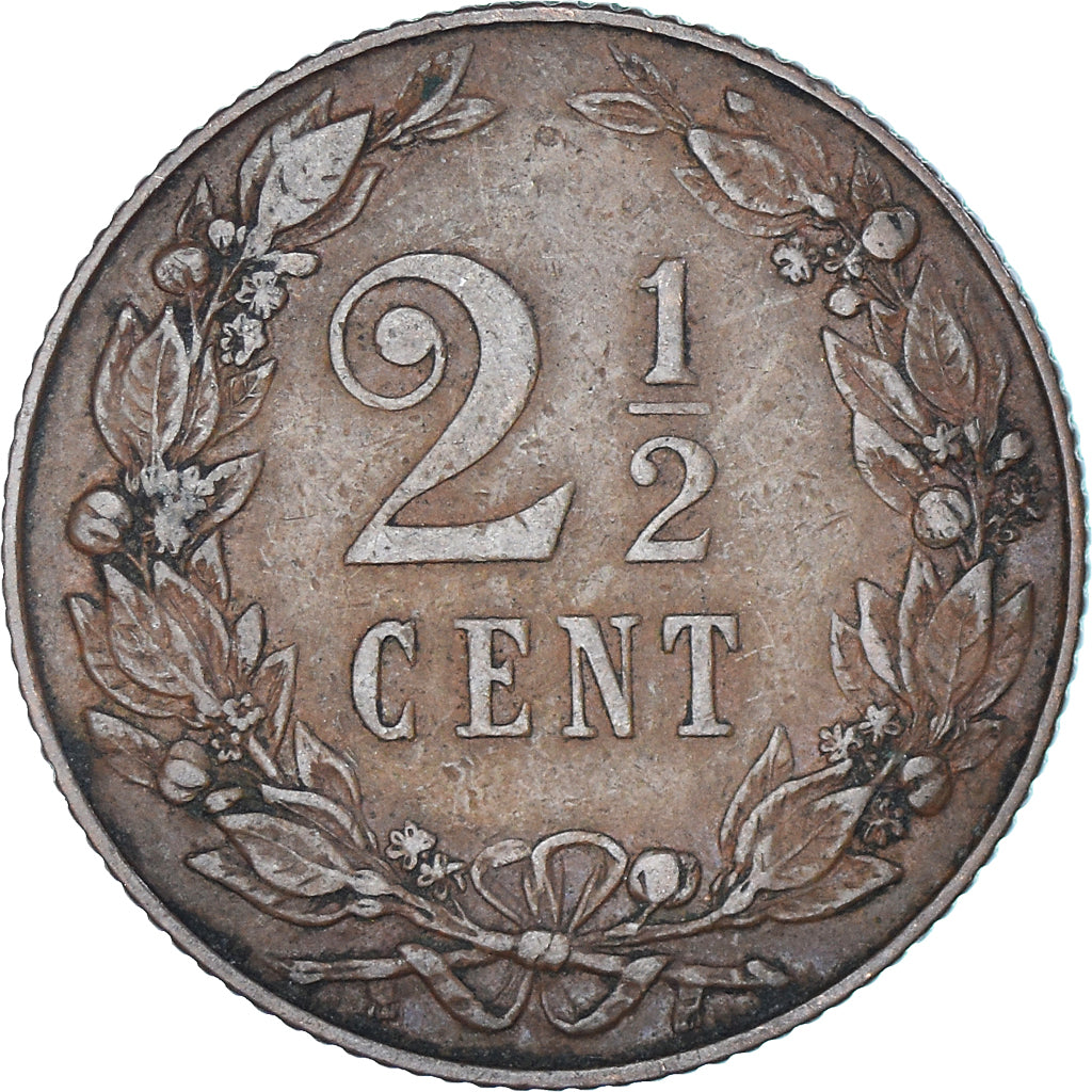 Monnaie, Pays-Bas, 2-1/2 Cent, 1904