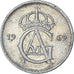 Monnaie, Suède, 25 Öre, 1969