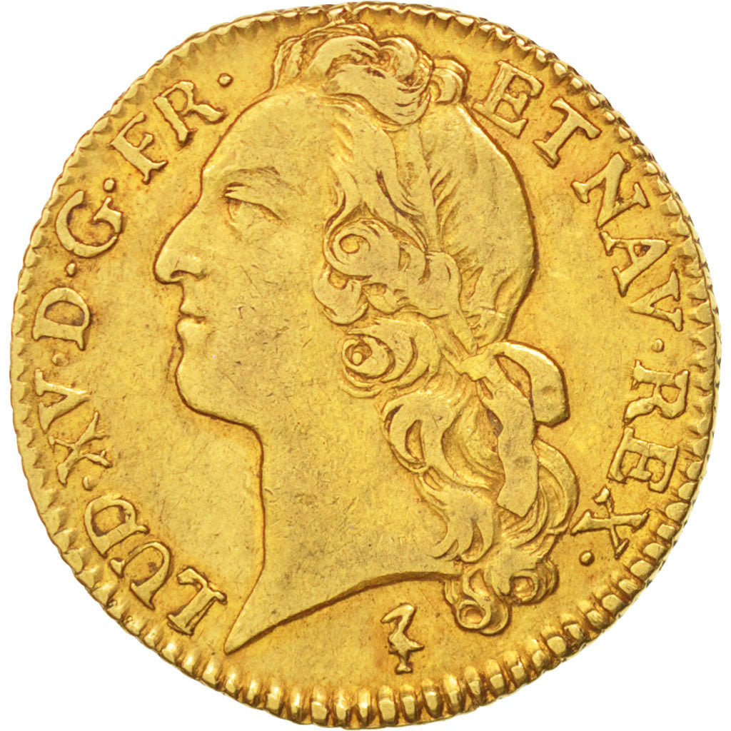 Louis XV, Louis d'or au bandeau 1746 Lille, KM 513.22