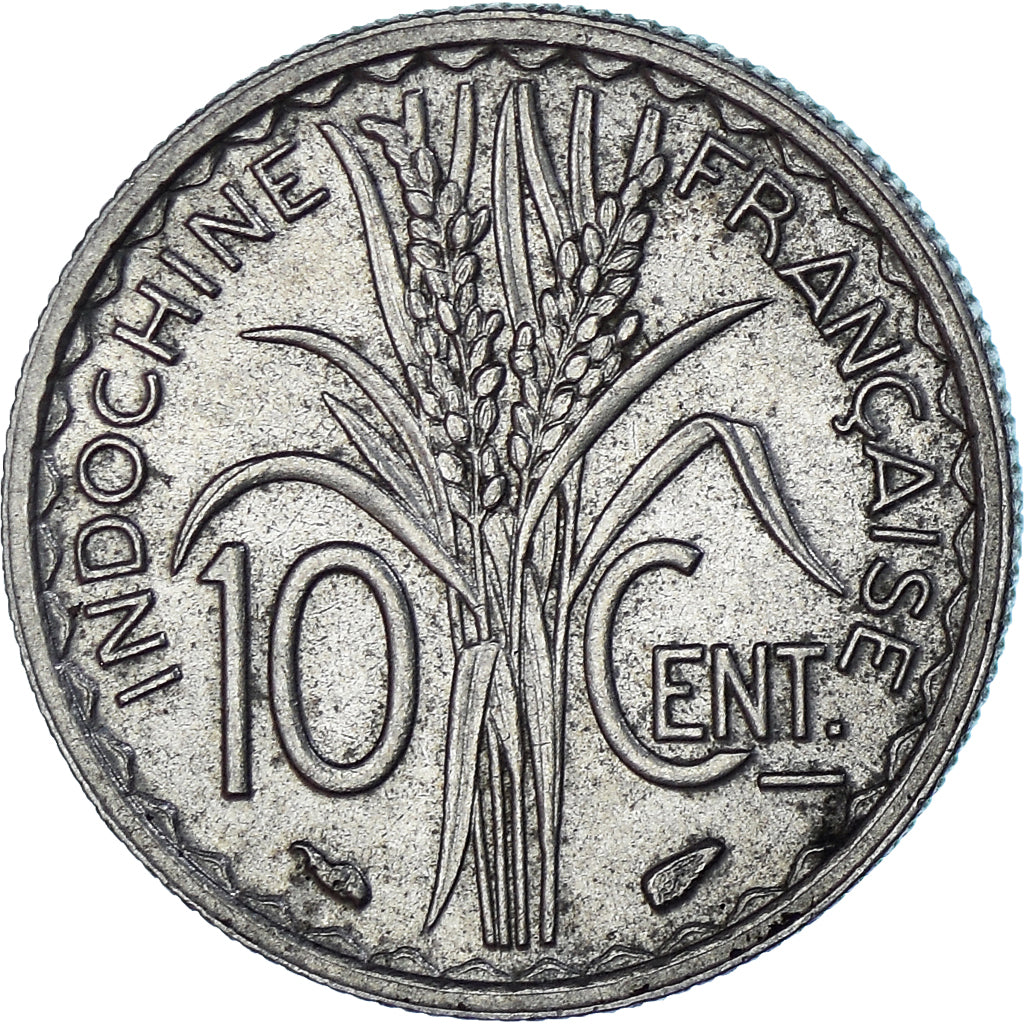 Coin, French Indochina, 10 Cents, 1939