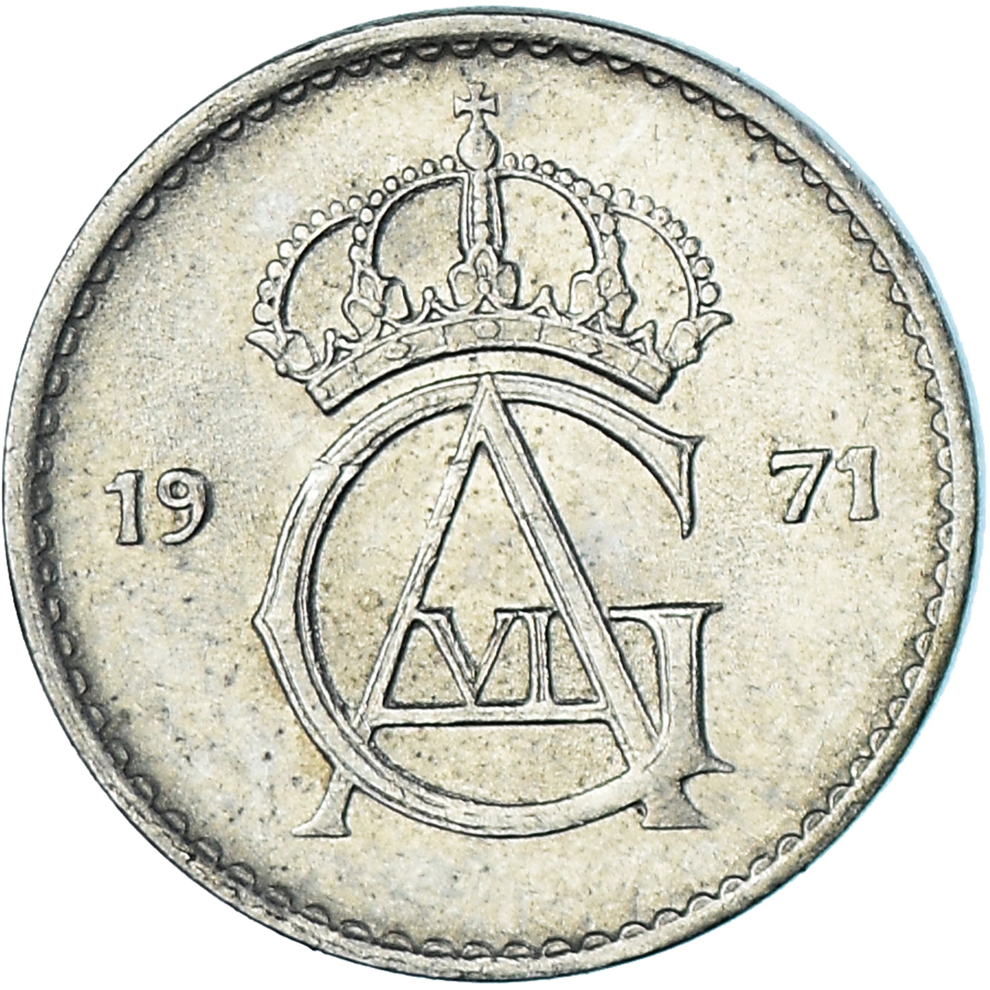 Munten, Zweden, 10 Öre, 1971