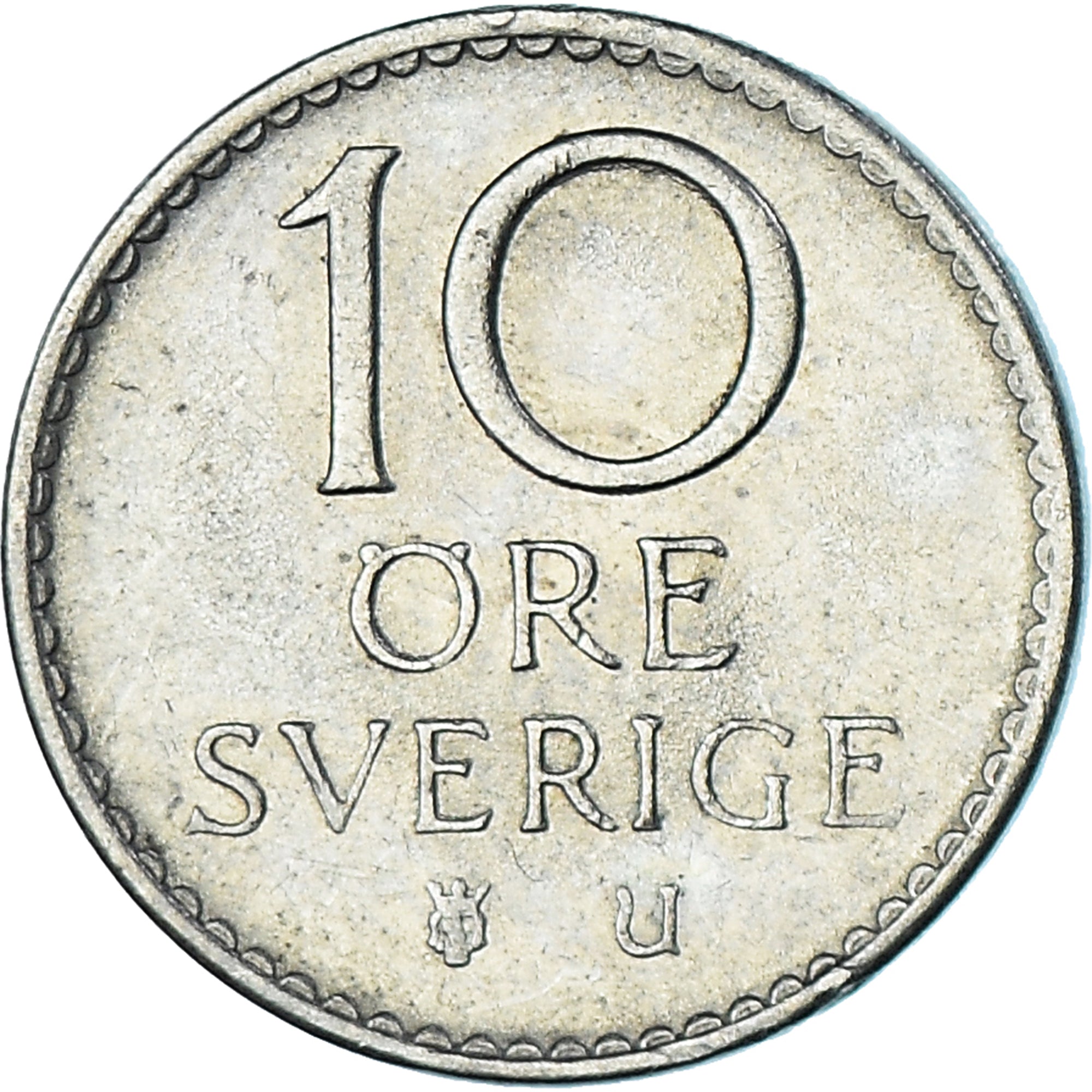 Munten, Zweden, 10 Öre, 1971