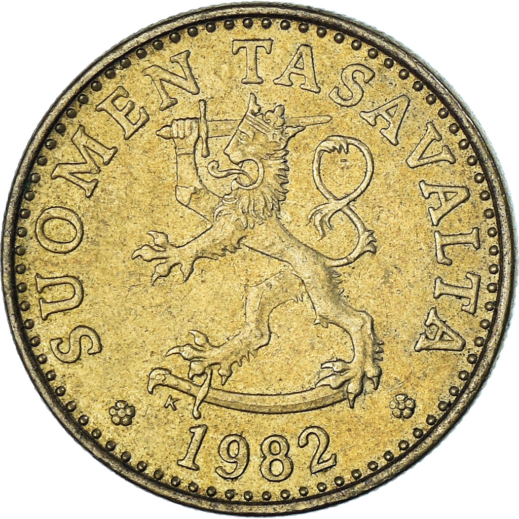 Munten, Finland, 20 Pennia, 1982