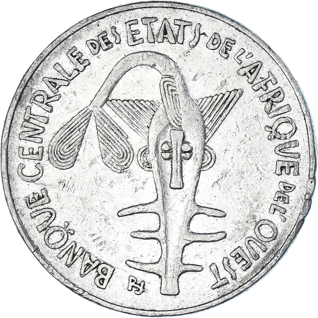 Moneta, Stati dell'Africa occidentale, 100 Francs, 1990