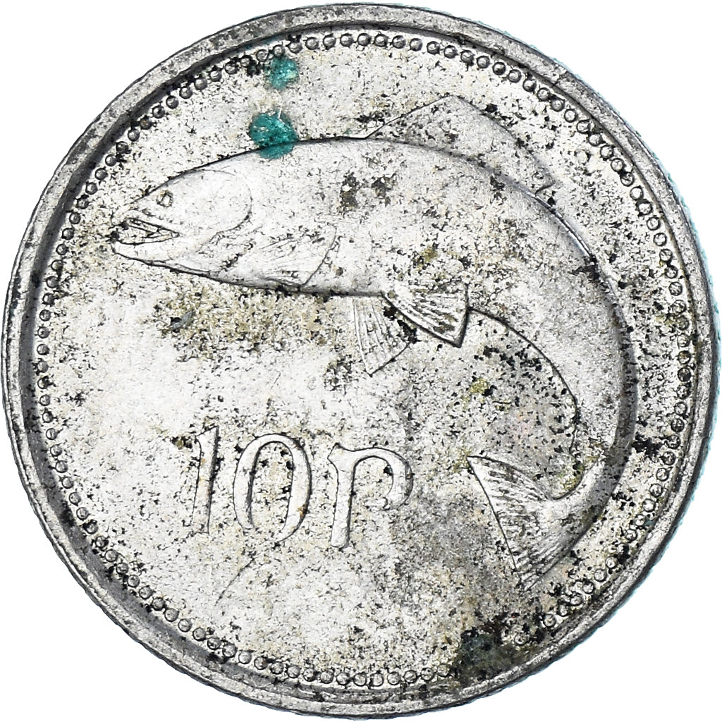 Moneda, Irlanda, 10 Pence, 1998