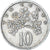 Coin, Jamaica, 10 Cents, 1977