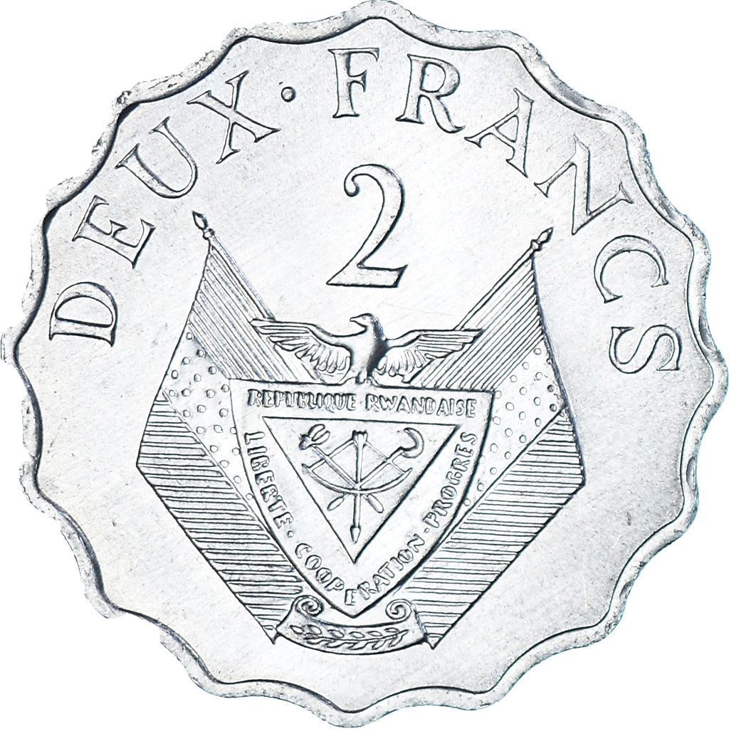 Ruanda, 2 Francs, 1970