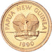 Monnaie, Guinée, 2 Toea, 1990