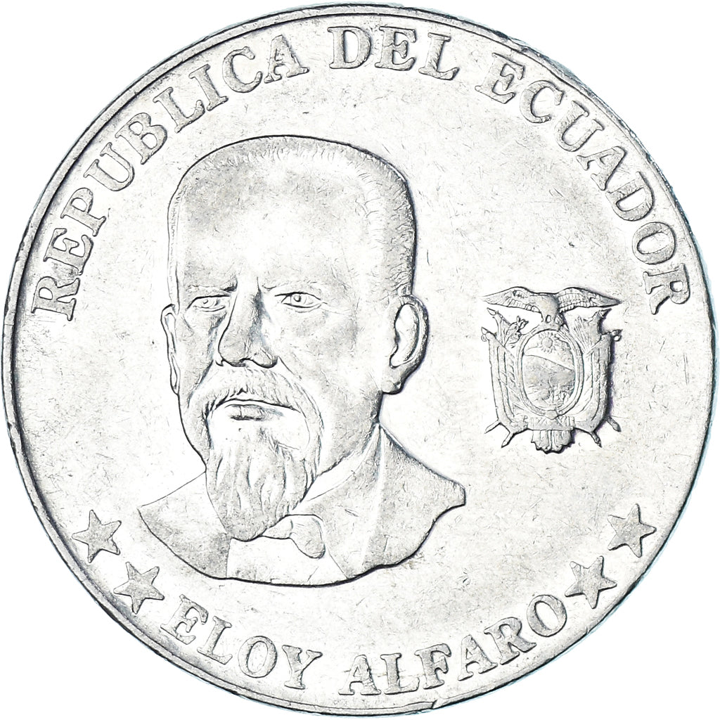 Moneda, Ecuador, 50 Centavos, Cincuenta, 2000