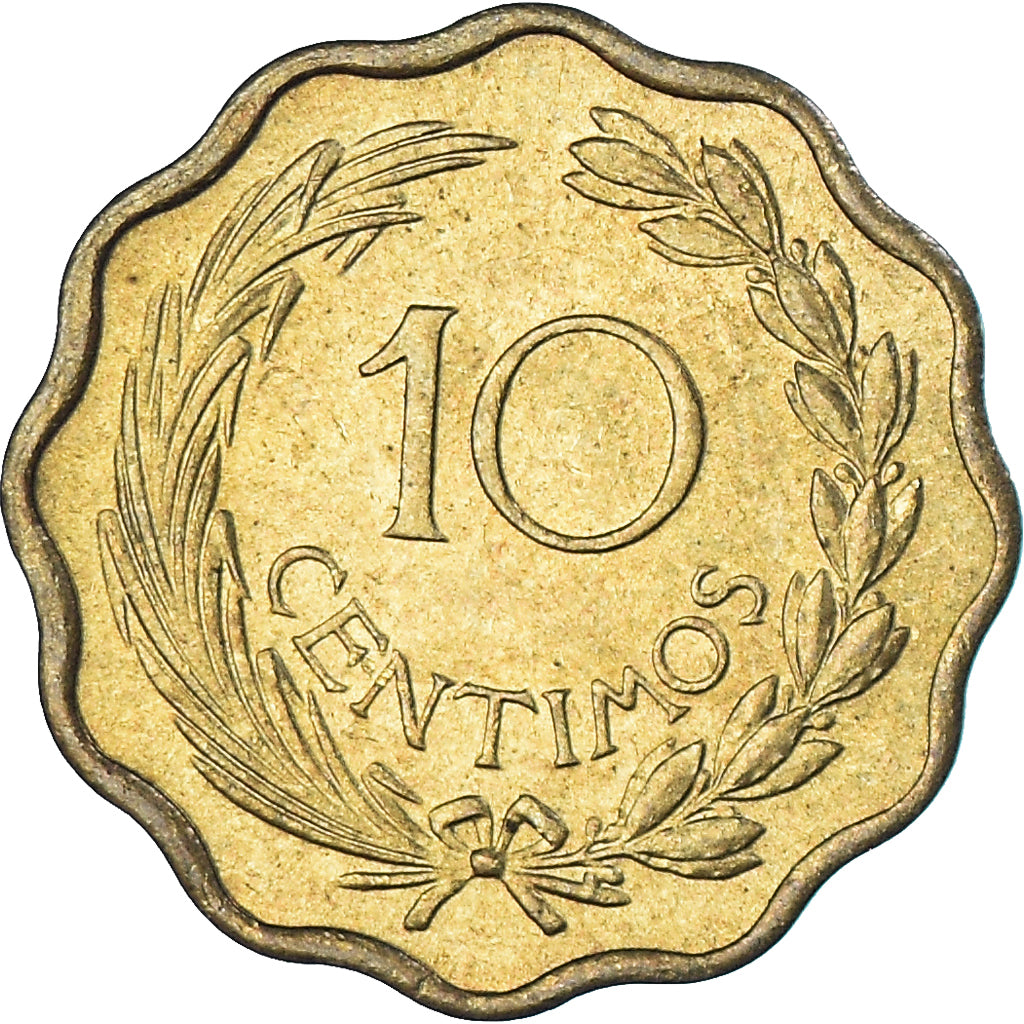 Münze, Paraguay, 10 Centimos, 1953
