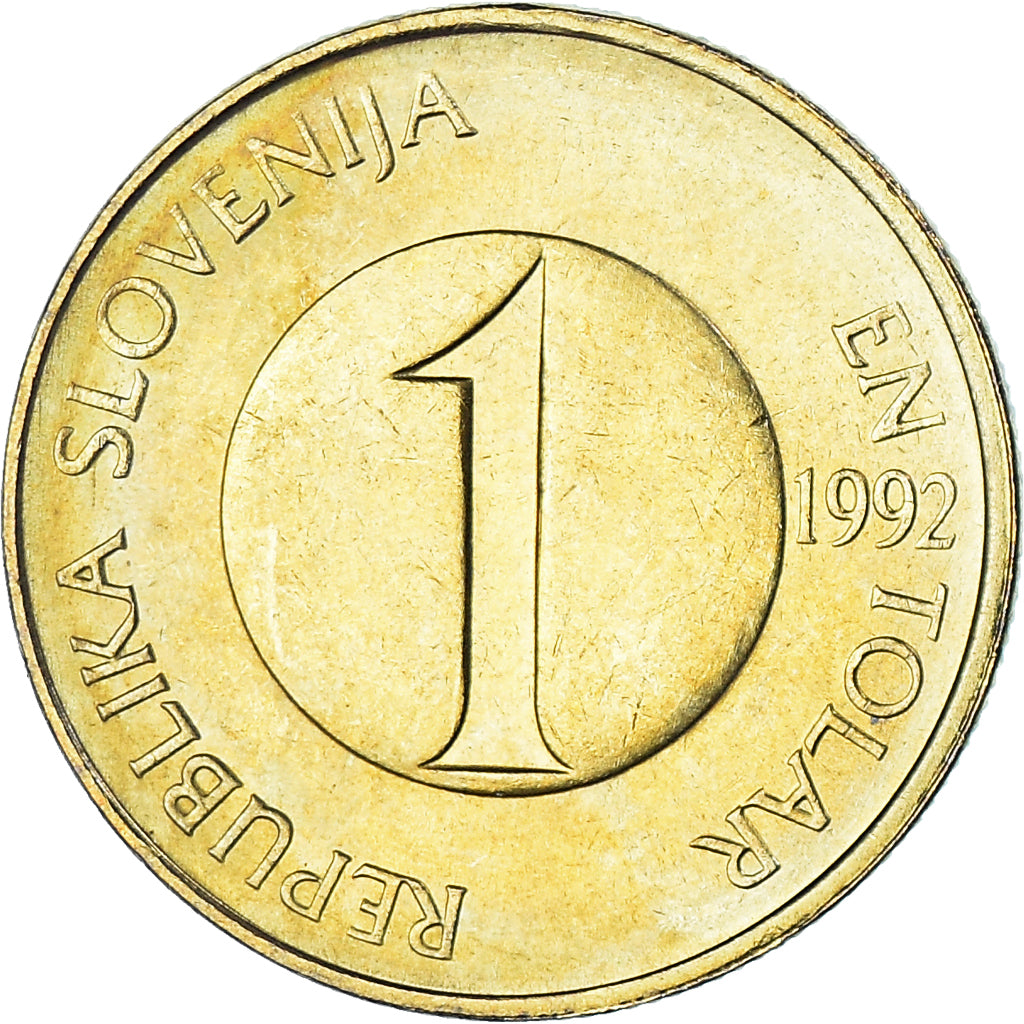 Moeda, Eslovénia, Tolar, 1992