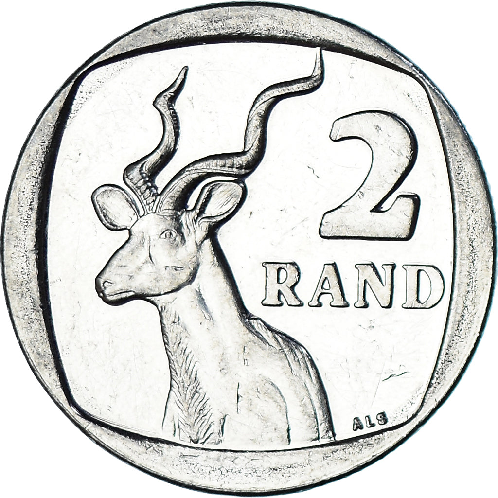 Moneta, Sudafrica, 2 Rand, 2016