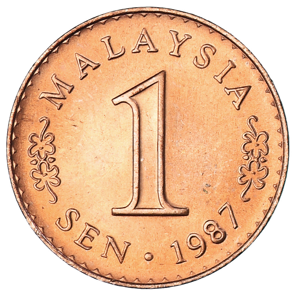 Münze, Malaysia, Sen, 1987