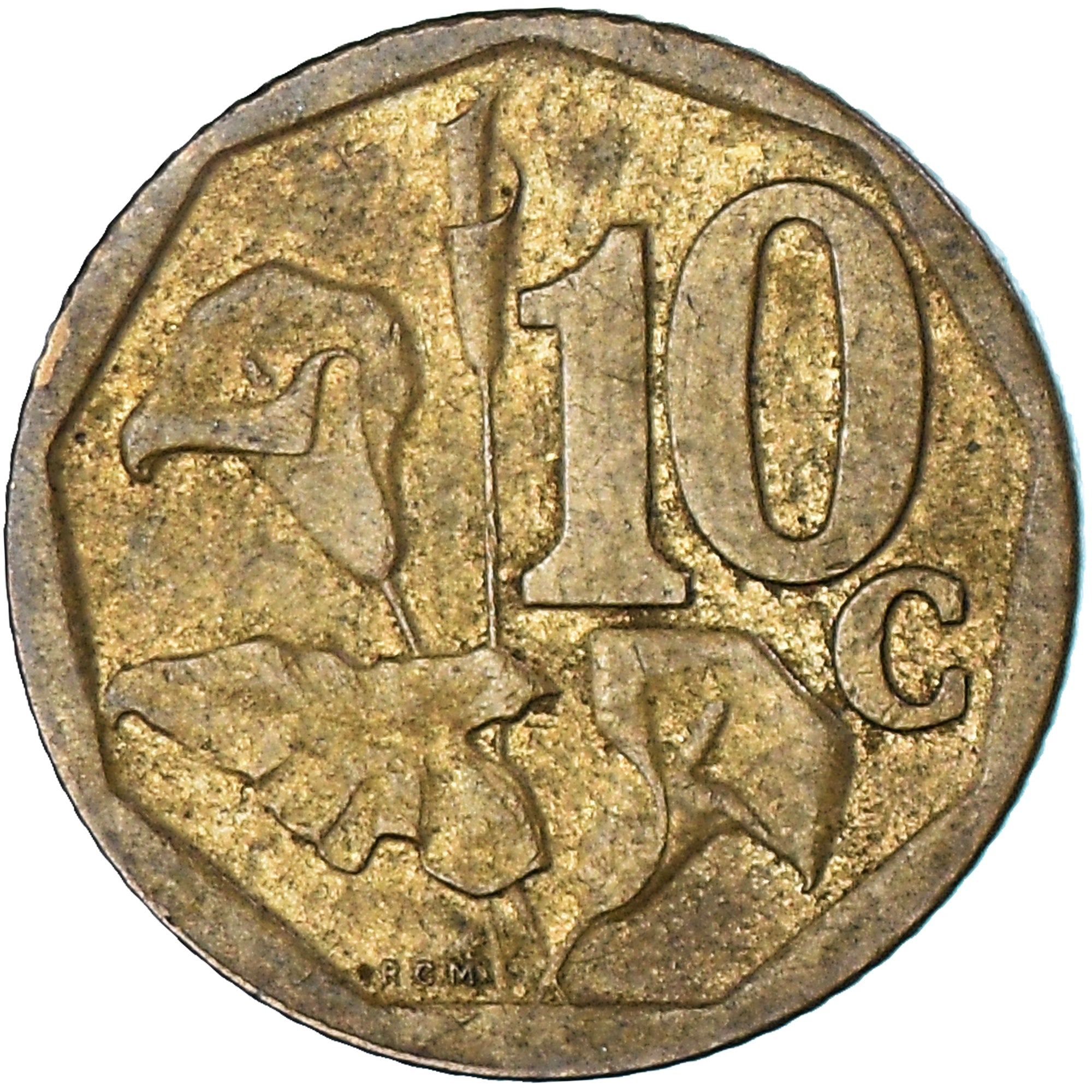 Moneta, Południowa Afryka, 10 Cents, 2009