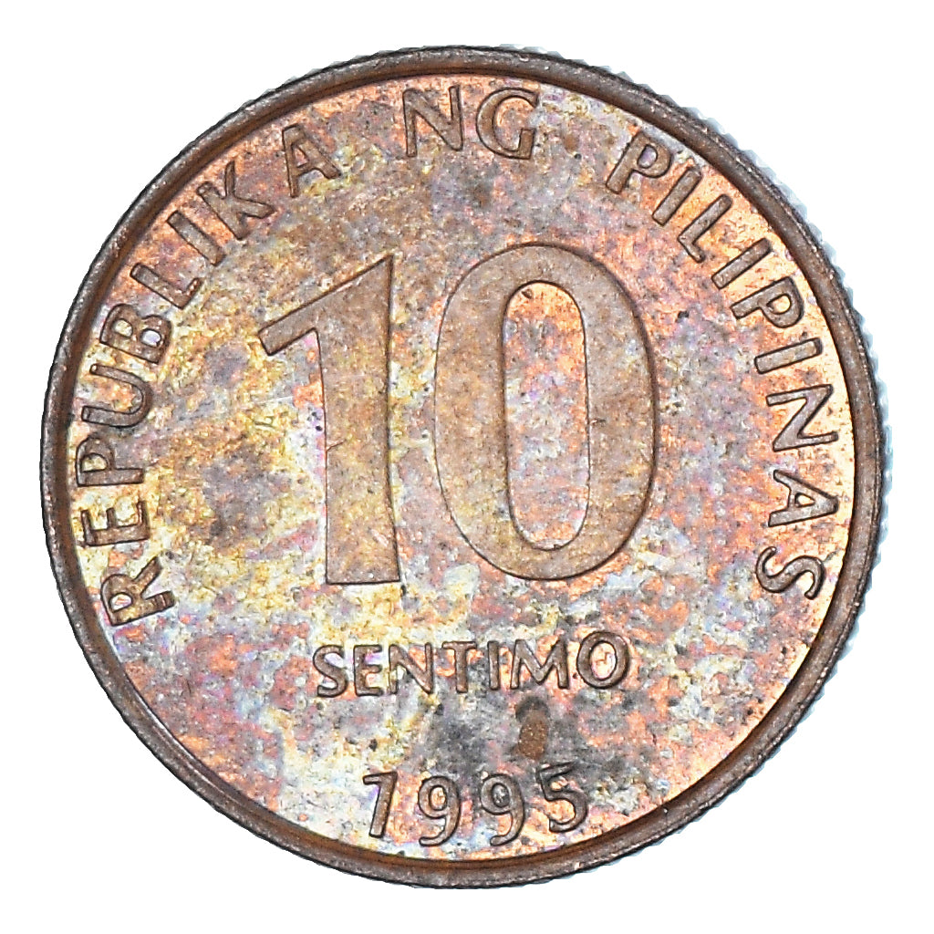 Moeda, Filipinas, 10 Sentimos, 1995