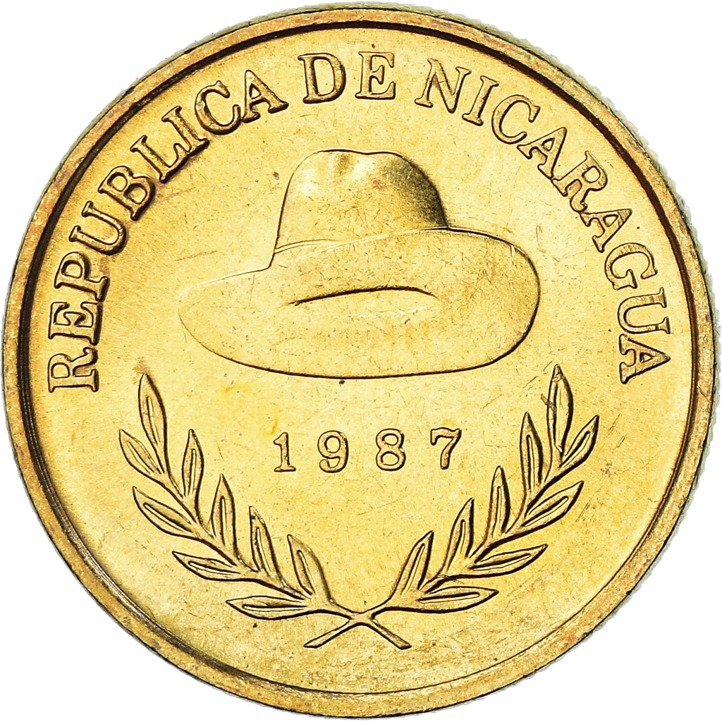 Coin, Nicaragua, Cordoba, 1987