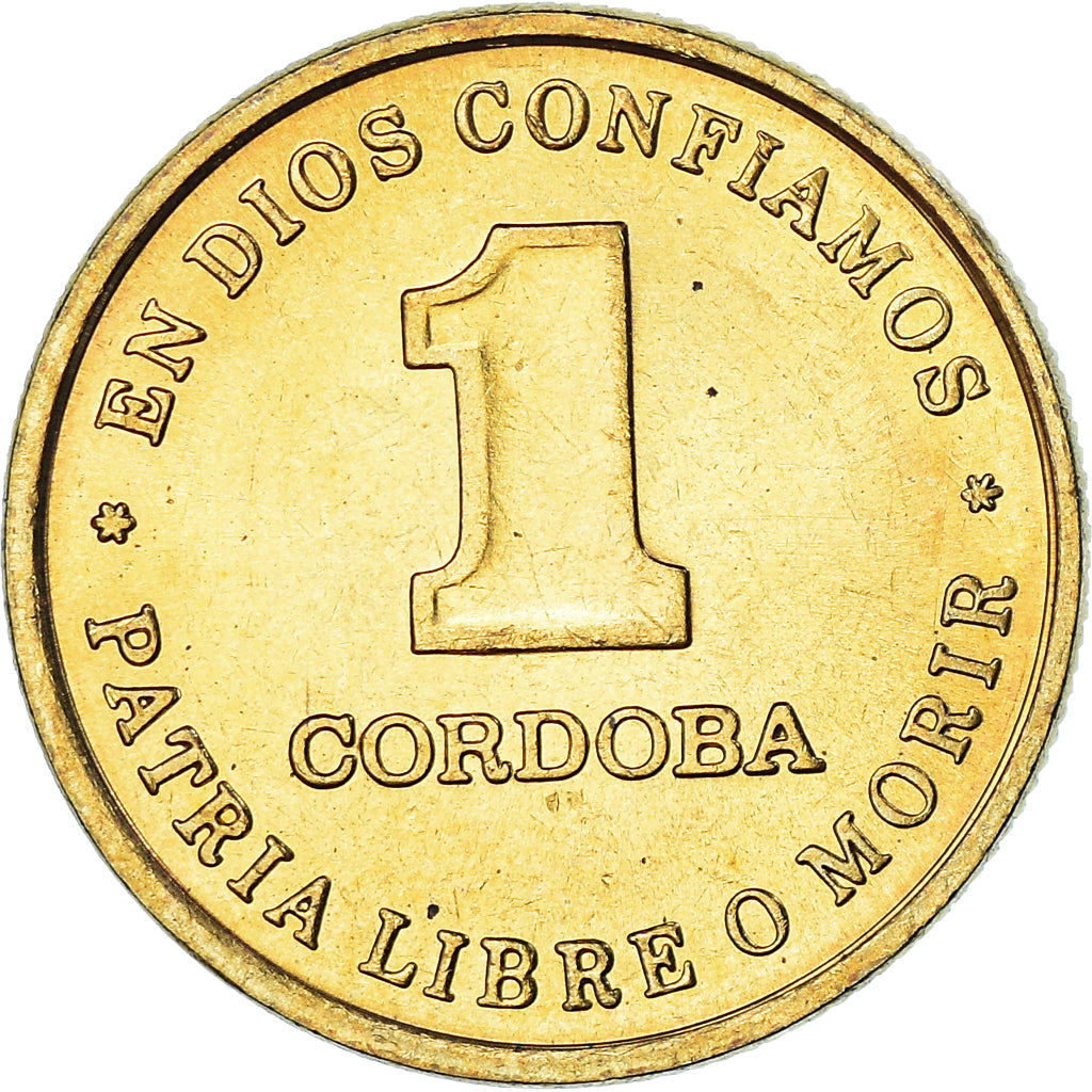 Coin, Nicaragua, Cordoba, 1987