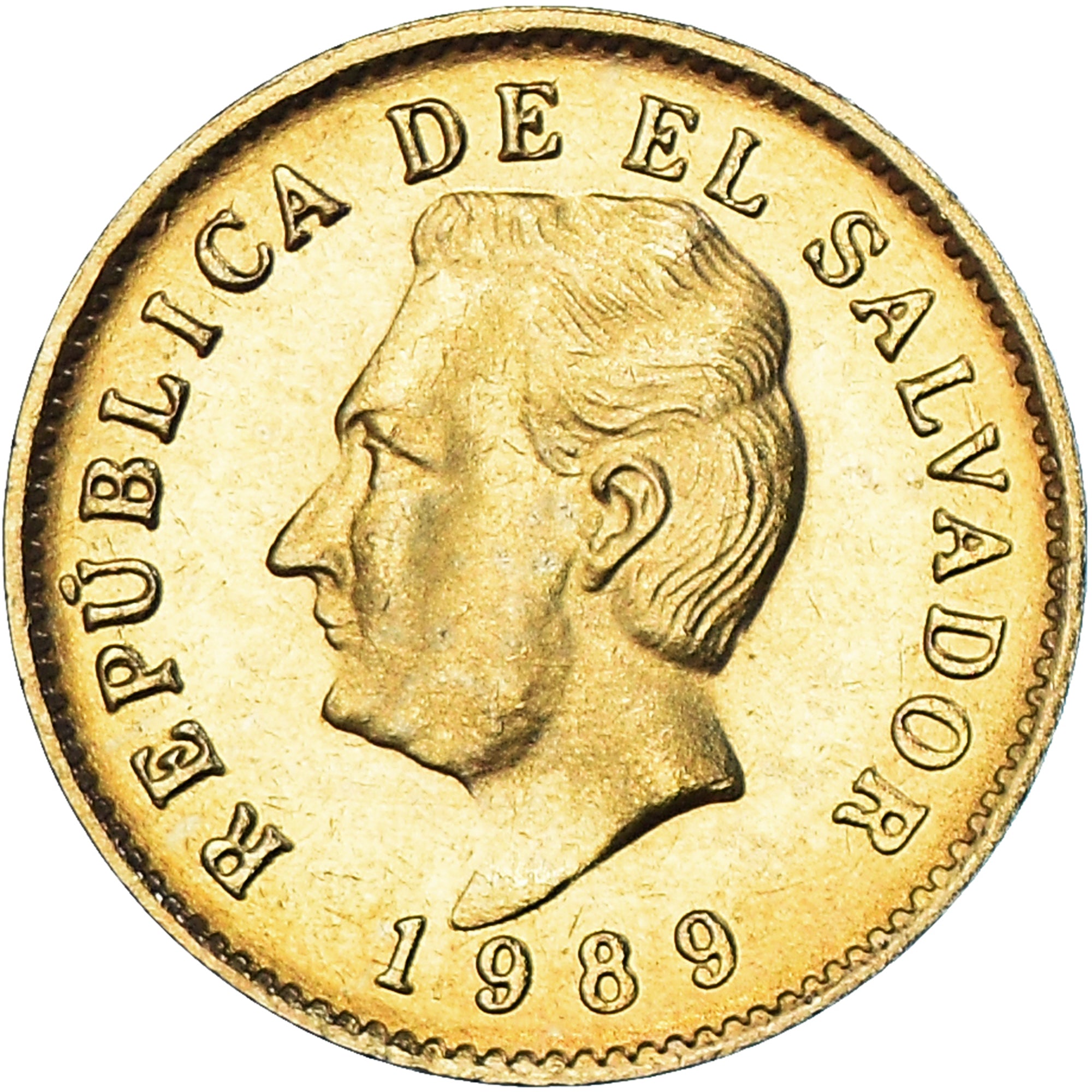 Monnaie, Salvador, Centavo, 1989
