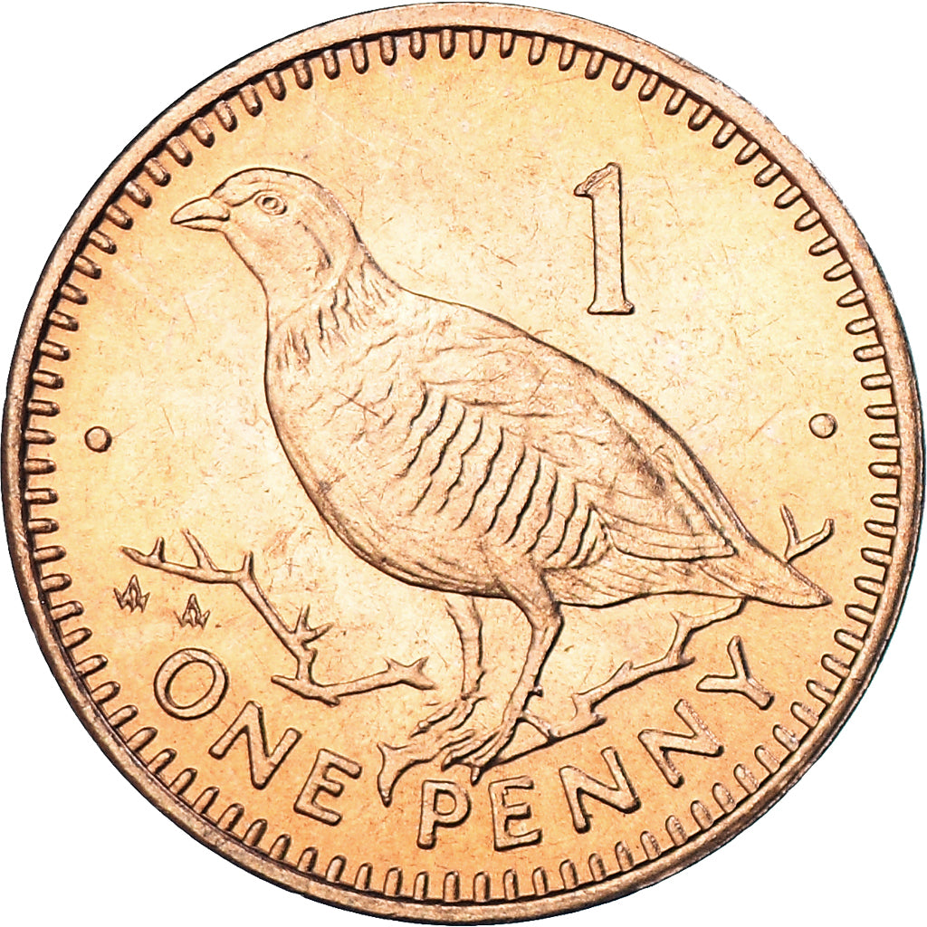 Monnaie, Gibraltar, Penny, 1990
