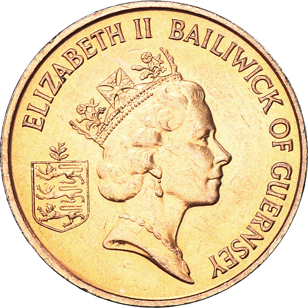 Coin, Guernsey, Penny, 1989