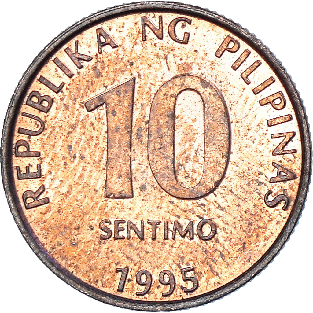 Moeda, Filipinas, 10 Sentimos, 1993